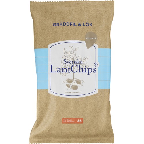 LantChips Gräddfil & Lök 200g LantChips