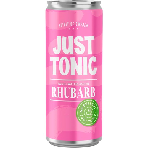 Tonic Water Rabarber Just Tonic 33cl Spirit of Sweden