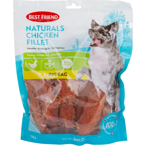 Hundgodis Naturals kycklingfilé  750 Gram Best friend