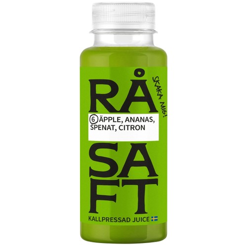 Juice Spenat Äpple Ananas 250ml Råsaft