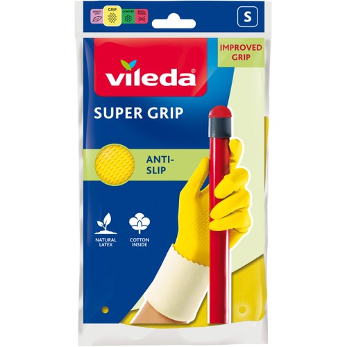 Gummihandske Super Grip S Vileda