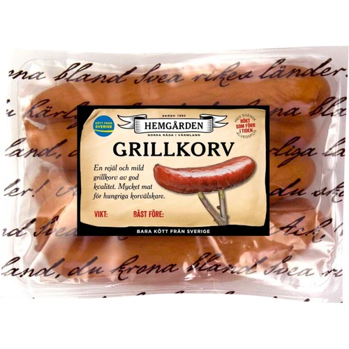 Grillkorv 500g Hemgården