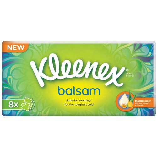 Pappersnäsdukar Balsam 9st 8-p Kleenex