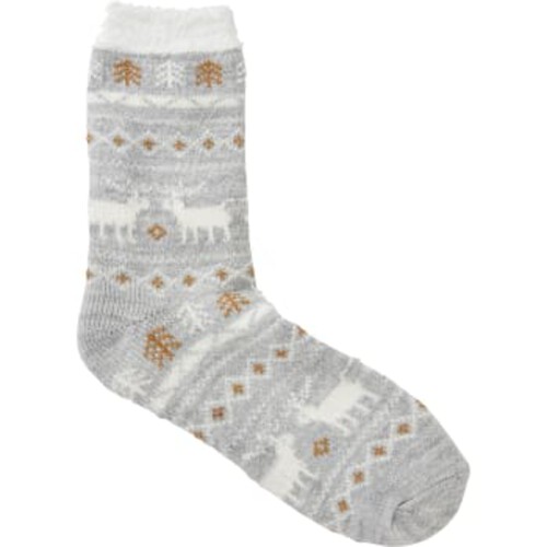 Socka 1p fodrad grå mönster mywear