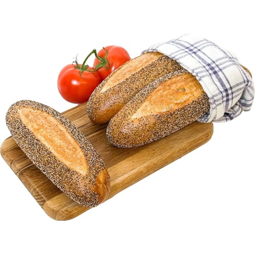 Halvbaguette Vallmo ca 130g Bagarn & Konditorn