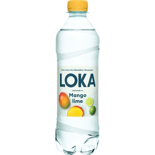 Vatten Kolsyrat Mango Lime 50cl Loka