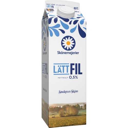 Lättfil 0,5% 1l Skånemejerier