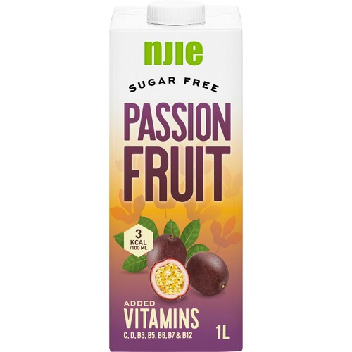 Juice Passionsfrukt Sockerfri 1l NJIE