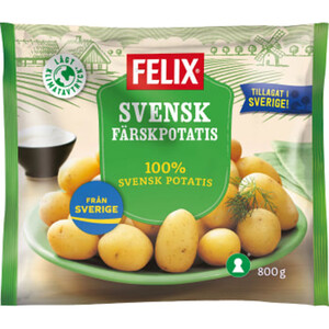 Färskpotatis Fryst 800g Felix