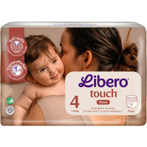 Byxblöjor Touch Strl 4 7-10kg 29-p Libero