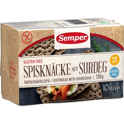 Spisknäcke med Surdeg 130g Semper