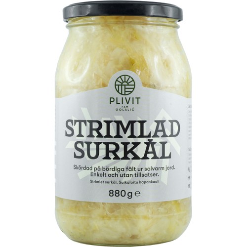 Surkål Strimlad 900g Plivit Trade