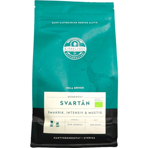Kaffe Svartån Eko Hela Bönor 500g Björklunds Kafferosteri