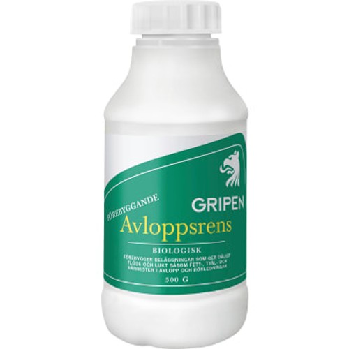 Avloppsrens biologisk 500g Gripen