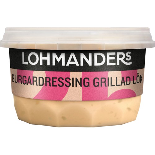 Burgardressing Grillad lök 230ml Lohmanders