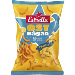 Ostbågar Cheddar Extra Stora 210G