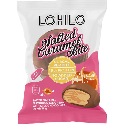 Glass Salted Caramel Bites 35g LOHILO