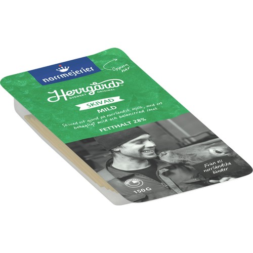 Ost Herrgård 28% Skivad 150g Norrmejerier