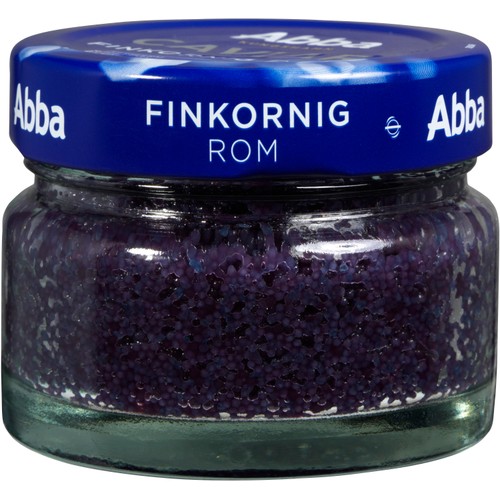Rom Svart Finkornig 80g Abba
