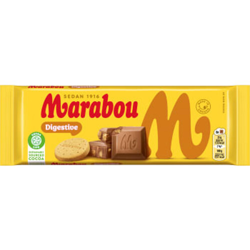 Chokladkaka Digestive 100g Marabou