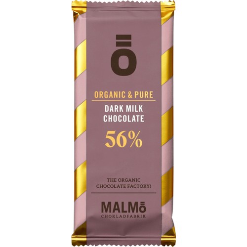 Dark Milk Chocolate 56% 55g Malmö Chokladfabrik