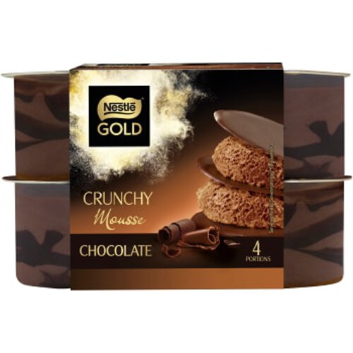 Mousse Crunchy Chocolate 4-p 228g Nestle
