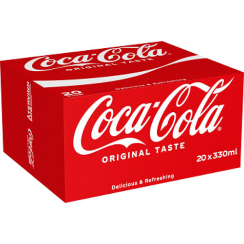 Läsk 33cl 20-p Coca-Cola
