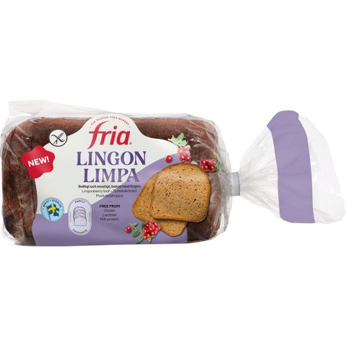 Lingonlimpa Glutenfri 500g Fria