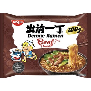 Nudlar med biffsmak 100g Nissin