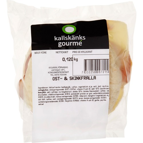 Ost- & skinkfralla 120g Kallskänks Gourmé