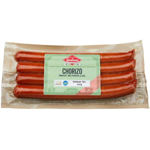 Chorizo Smal 240g Gudruns