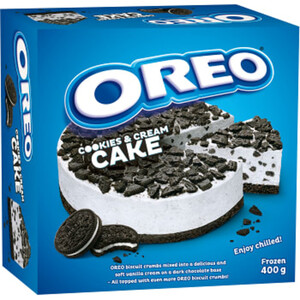 Kaka Cookies Cream Fryst 400g Oreo