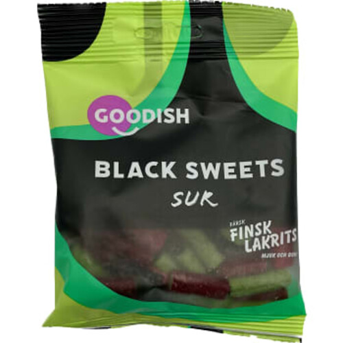 Godispåse Black Sweets Sur 100g GOODISH