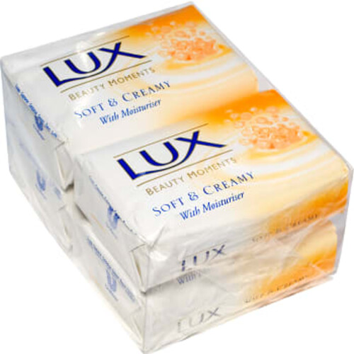 Tvål Soft & creamy 125g 4-p Lux