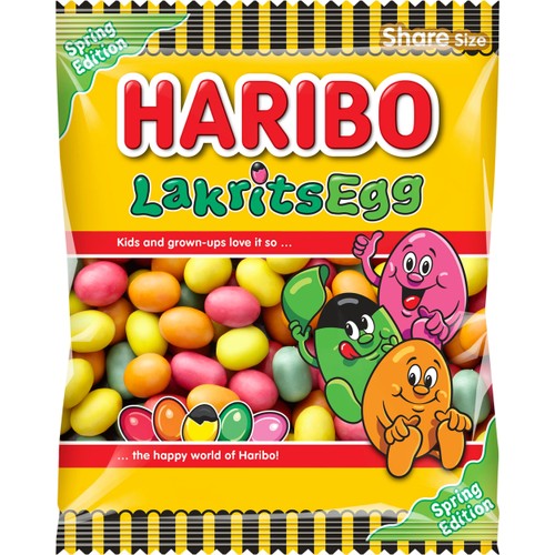 Godispåse Lakritsägg 120g Haribo