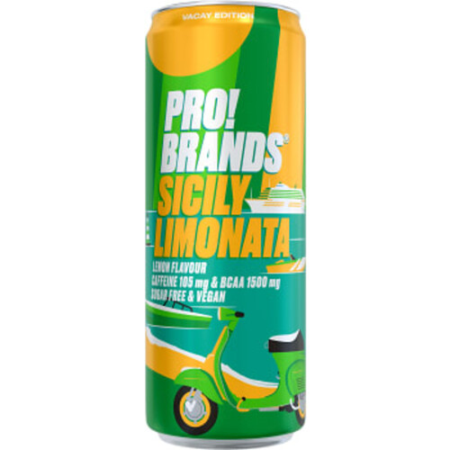 Energidryck BCAA Drink Sicily Limonata 330ml ProBrands