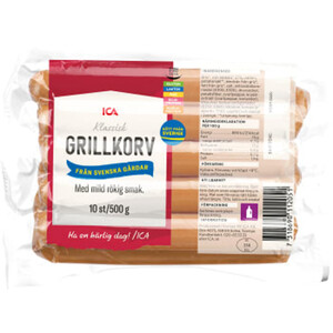 Grillkorv 500g ICA