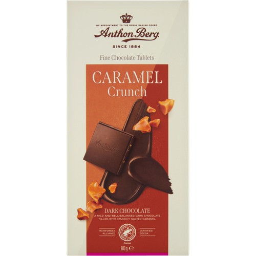 Chokladkaka Caramel Crunch 80g Anthon Berg