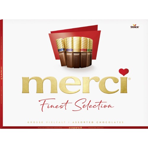 Chokladask Finest selection Röd 675g Merci