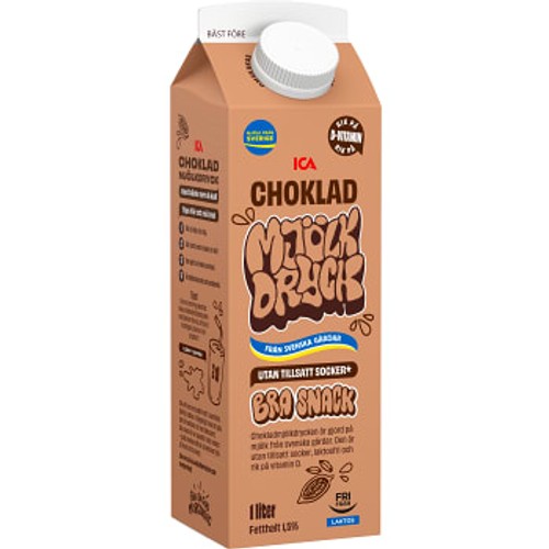 Chokladmjölkdryck 1L ICA 