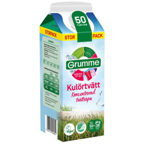 Tvättmedel Flytande Kulör 1750ml Grumme