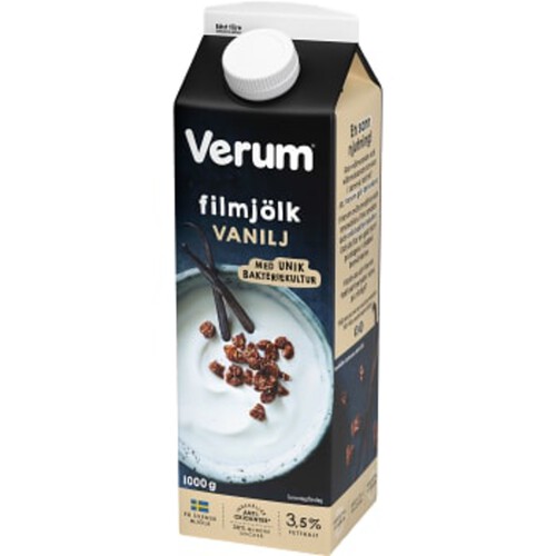 Filmjölk 3,5% Vanilj 1000g Verum®