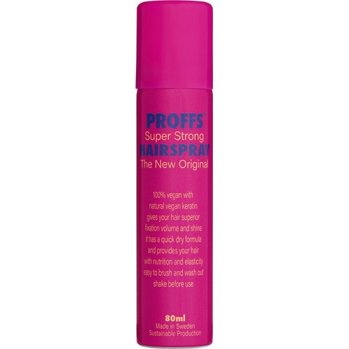 Hårspray Super Strong 80ml Proffs