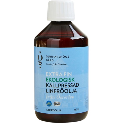 Kallpressad Linfröolja KRAV 300ml Gunnarshögs Gård