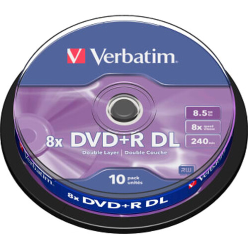 DVD+R DL 10-p Verbatim