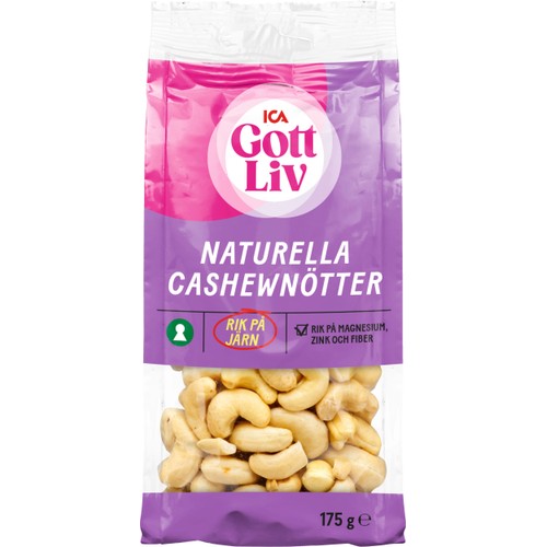 Cashewnötter 175g ICA Gott Liv