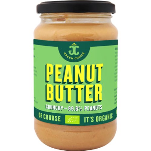 Peanut butter Crunchy 340g KRAV Green choice