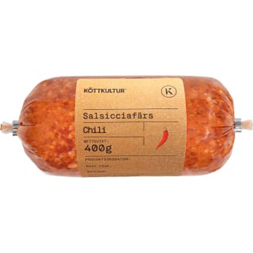 Salsicciafärs Chili 400g Köttkultur