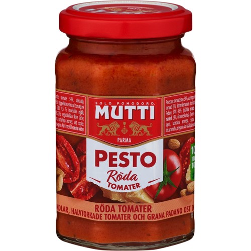 Pesto röd tomat 180g Mutti