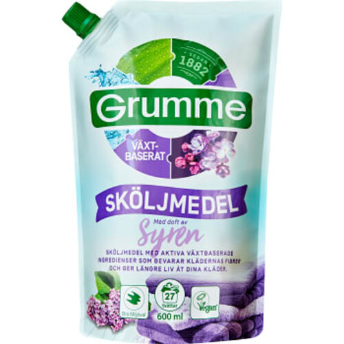 Sköljmedel Syren Miljömärkt 600ml Grumme